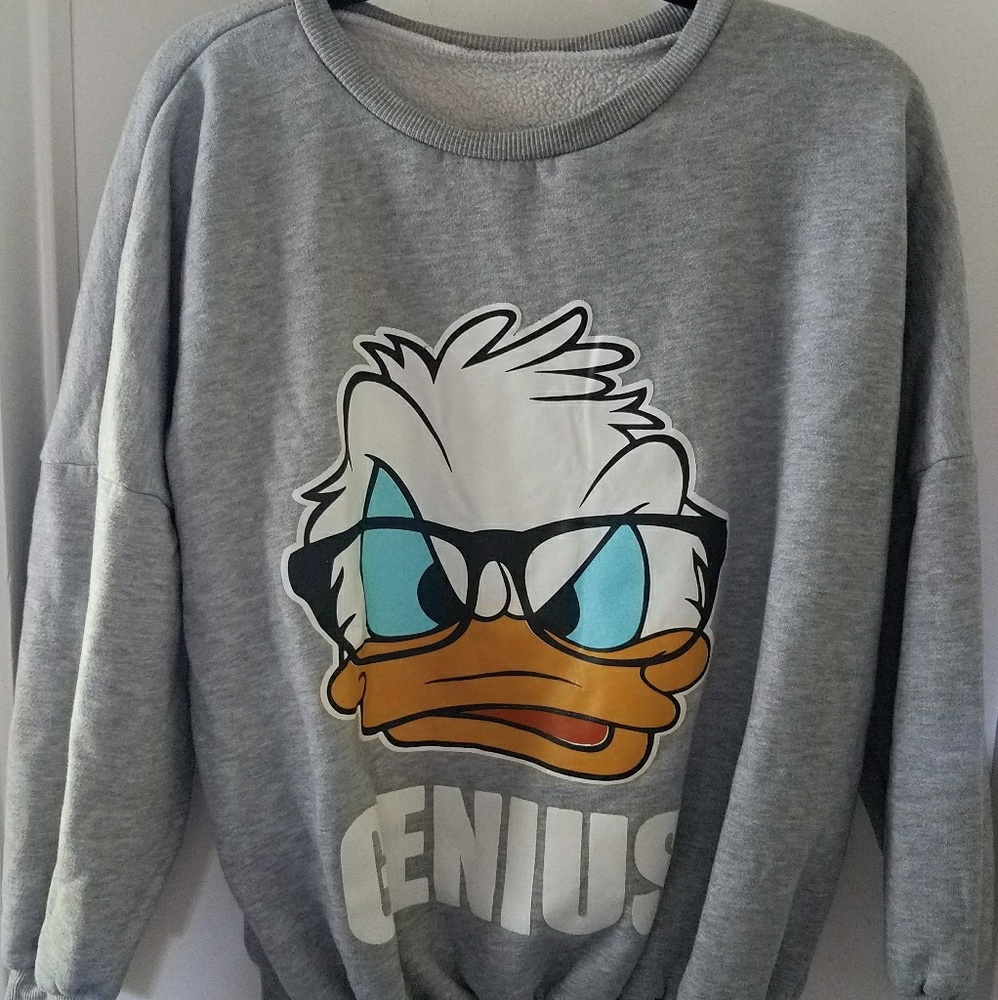 Gray Genius Crew Neck